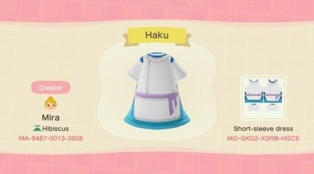 Ghibli (Chihiro) : robe Haku