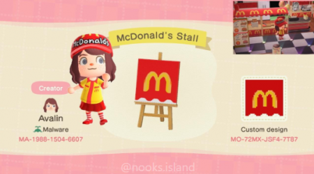 Mcdonald stand