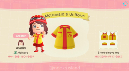 McDonald uniforme
