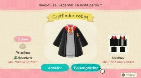 Gryffindor robes