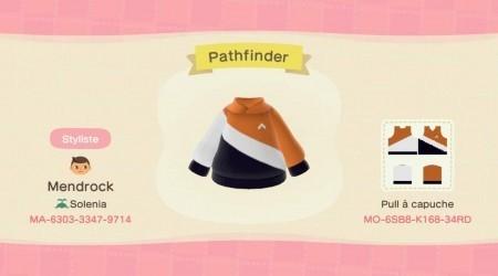 Spacefox (Amixem) : pull orange et noir