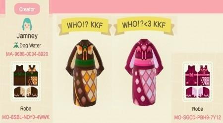 AC : robe Céleste et Thibou