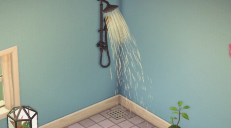 Bonde de douche carrée