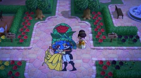 Disney : vitrail La belle et la bête