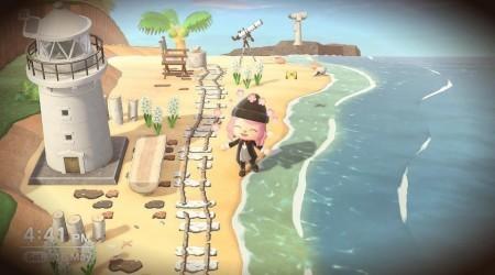 Rails de train blanc usé