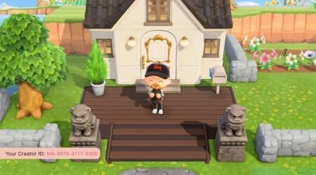 Plateforme en bois brun