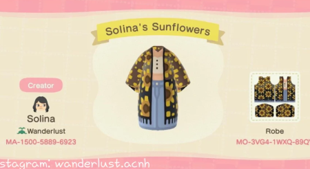 Robe gilet tournesols