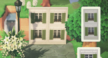 Fenêtres avec volets