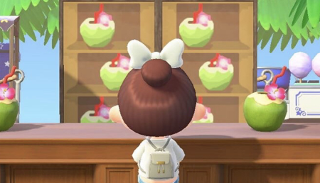 Étagère noix de coco