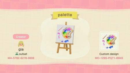 Palette de peinture