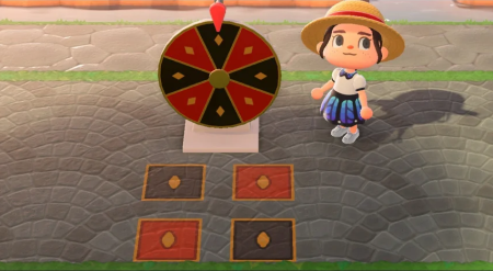 Cases rouges et noires pour la roue