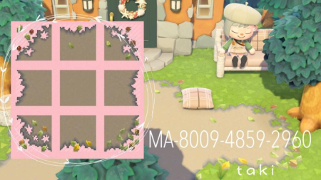 Chemin terre automne avec glands