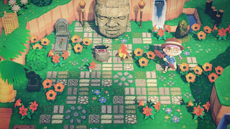 Patchwork pavés jungle