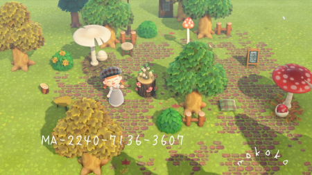 Chemin briques brunes