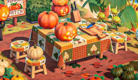 Nappe automne Halloween