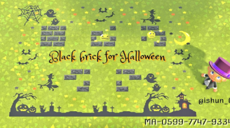 Briques et motifs halloween