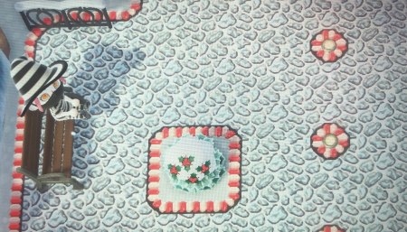 Chemin Noël bonbon candy cane