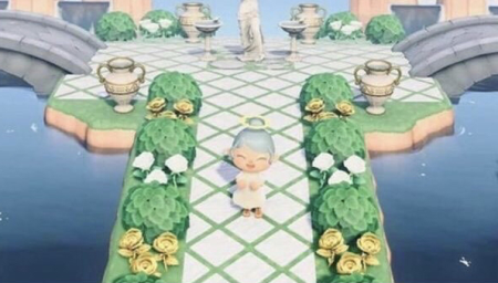 Pavés en marbre blanc