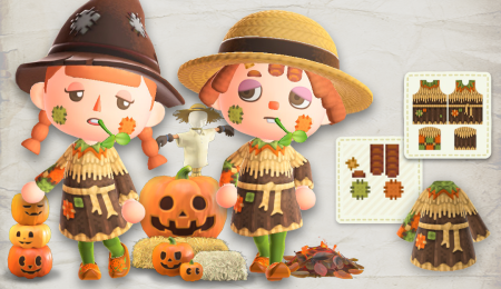 Habits pauvres, citrouille, Halloween