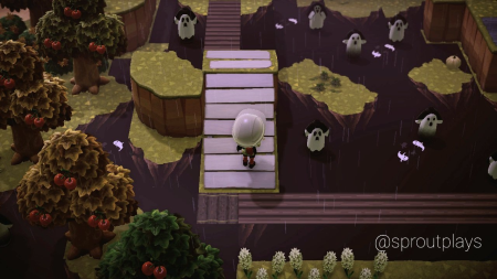 Décor Halloween (+ motif "falaise")