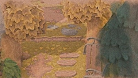 Sol terre surélevé automne