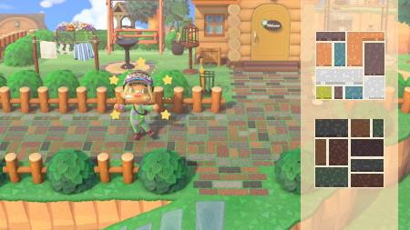 Chemin briques (divers coloris)