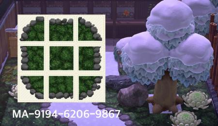 Chemin pierre et mousse zen